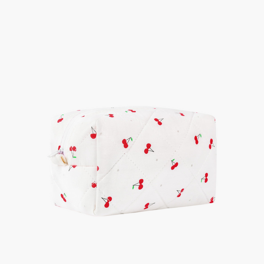 Kirsch-Make-up-Tasche