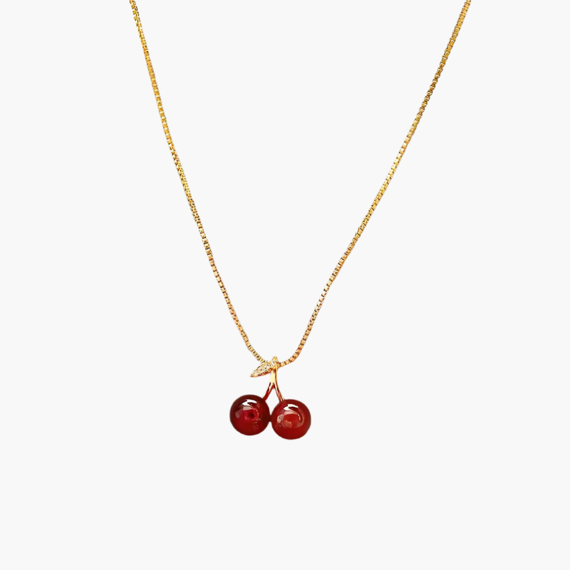 Collane di ciliegie rosse