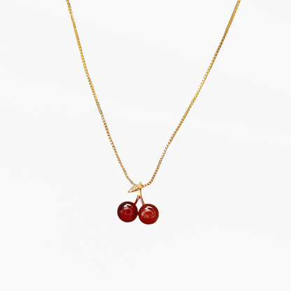 Collane di ciliegie rosse