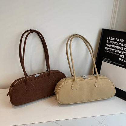 Cleo Schultertasche aus Wildleder