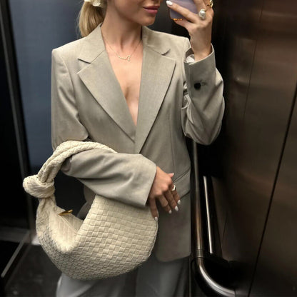 Emma Woven Handtasche